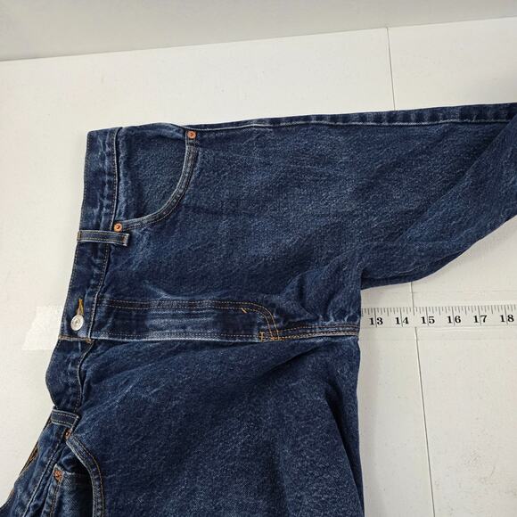 Levi's 517 bootcut jeans blue denim 36x32 medium wash mens 5537 - Picture 9 of 12